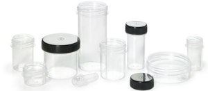 1310THD, 13mm Container/Jar with Threaded Top